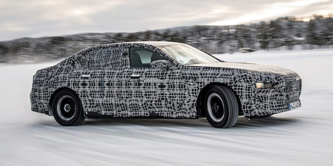 BMW i7 em contagem decrescente