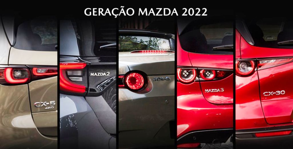 Mazda arranca 2022 com cinco novidades.