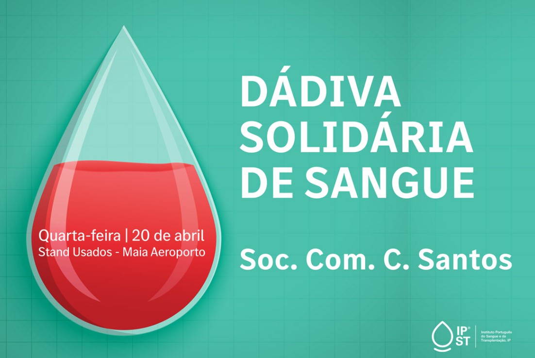 Sociedade Com. C. Santos com ação de dádiva de sangue