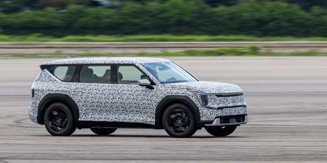Kia na fase final de testes com o EV9