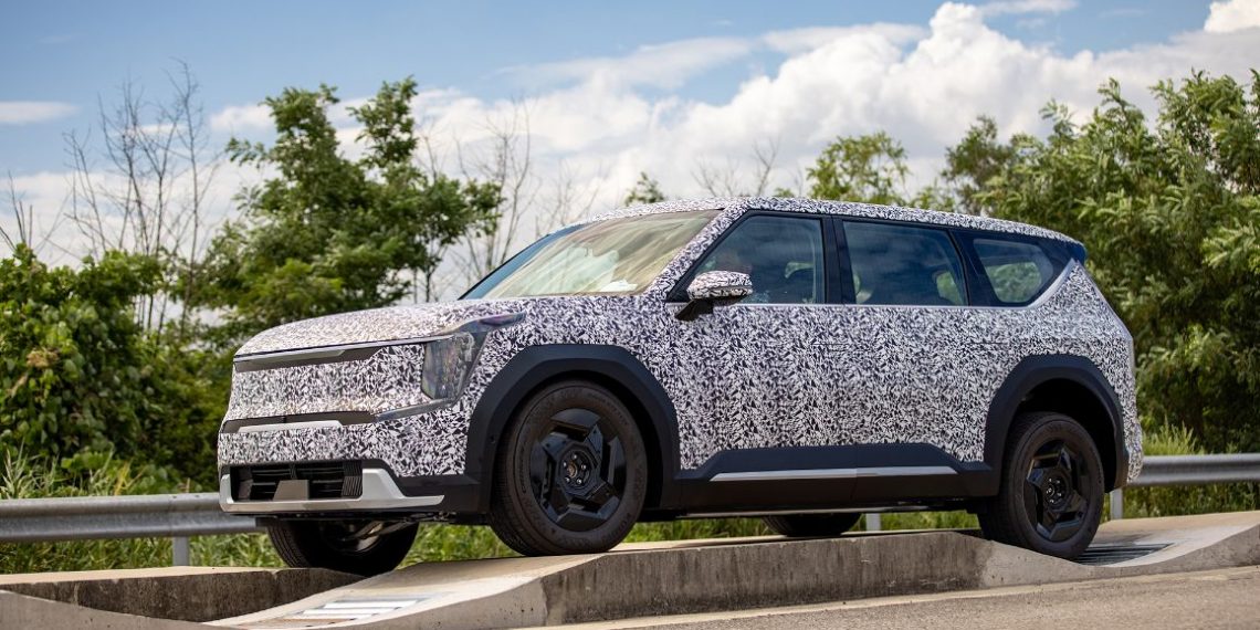 Kia na fase final de testes com o EV9